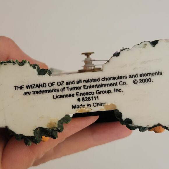 Wizard of Oz Tin Man Time to be Thoughtful Desk Clock Enesco Yellow brick road - Picture 6 of 16